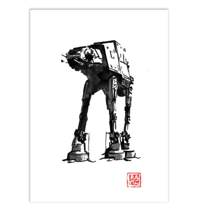 Art-Poster - AT-AT - Pechane Sumie - 30 x 40 cm