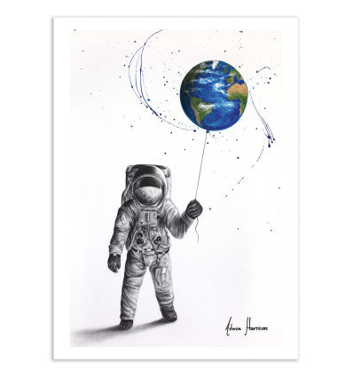 Art-Poster - The astronaut - Ashvin Harrison - 30 x 40 cm