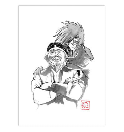 Art-Poster - Leiji Matsumoto - Pechane Sumie - 30 x 40 cm