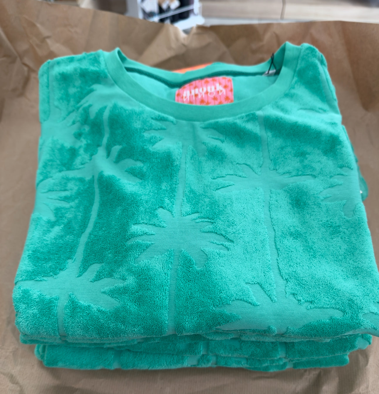T-shirt Talia Éponge - Palmier Vert