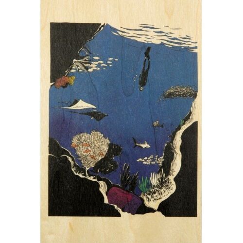Carte en Bois - Ride Snorkeling