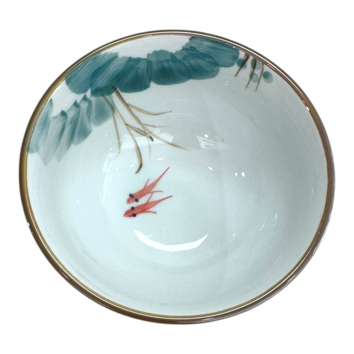 Bol en Porcelaine Du Japon - Koï Lotus