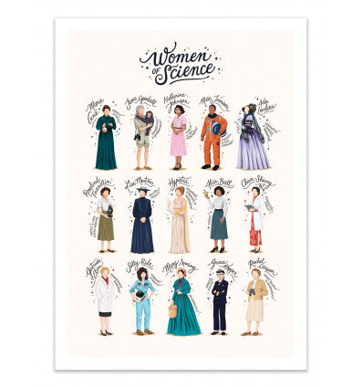 Art-Poster - Women of Science - Nour Tohme - 30 x 40 cm