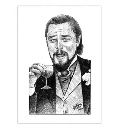 Art-Poster - Dicaprio Meme - William Erhel - 30 x 40 cm