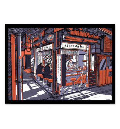 Art-Poster - Shibuya by Night - Paiheme Studio - 30 x 40 cm