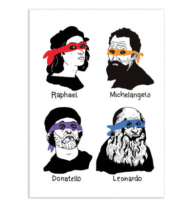 Art-Poster - Old Masters - Nick Cocozza - Format : 30 x 40 cm