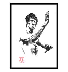 Art-Poster - Bruce Lee - Pechane Sumie - 30 x 40 cm