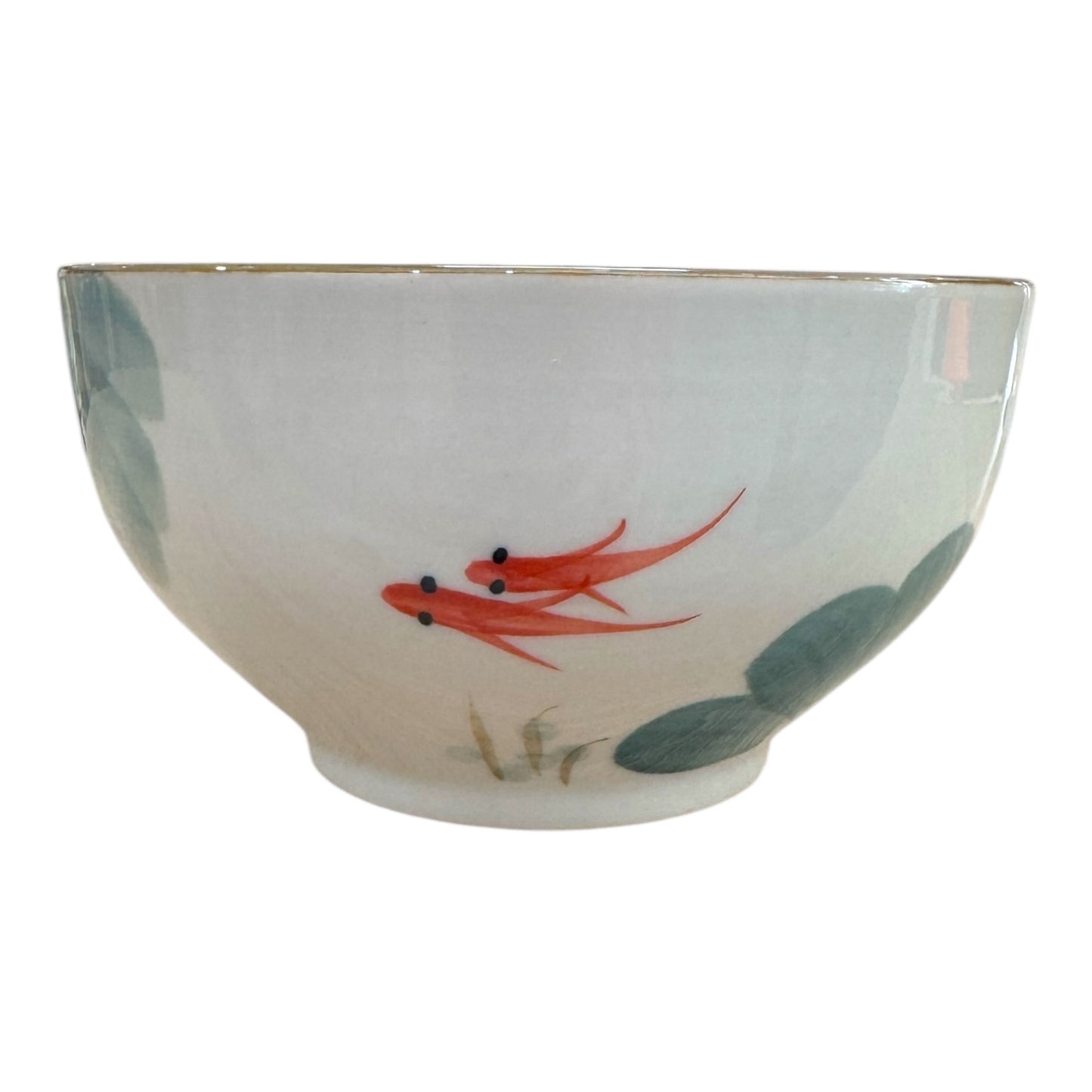 Bol en Porcelaine Du Japon - Koï Lotus