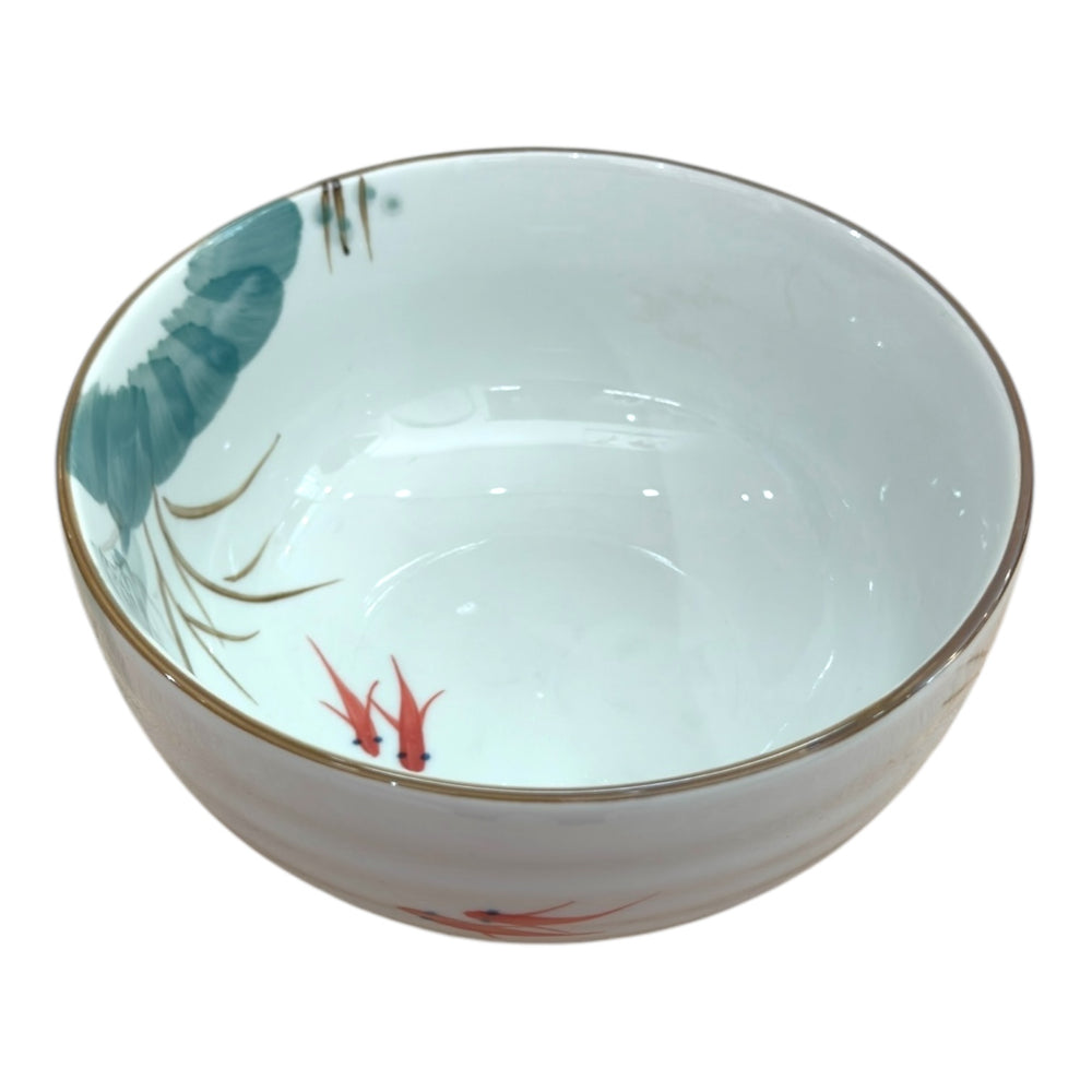 Saladier en Porcelaine Du Japon - Koï Lotus