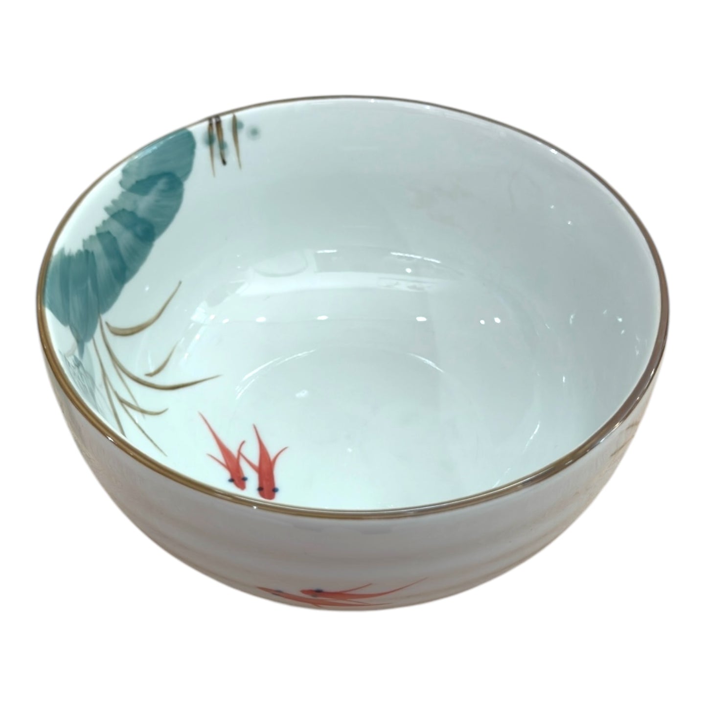 Saladier en Porcelaine Du Japon - Koï Lotus