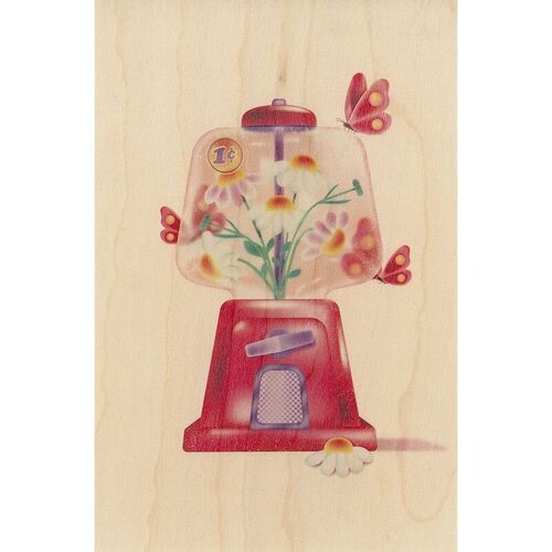 Carte en Bois - Greetings Gums