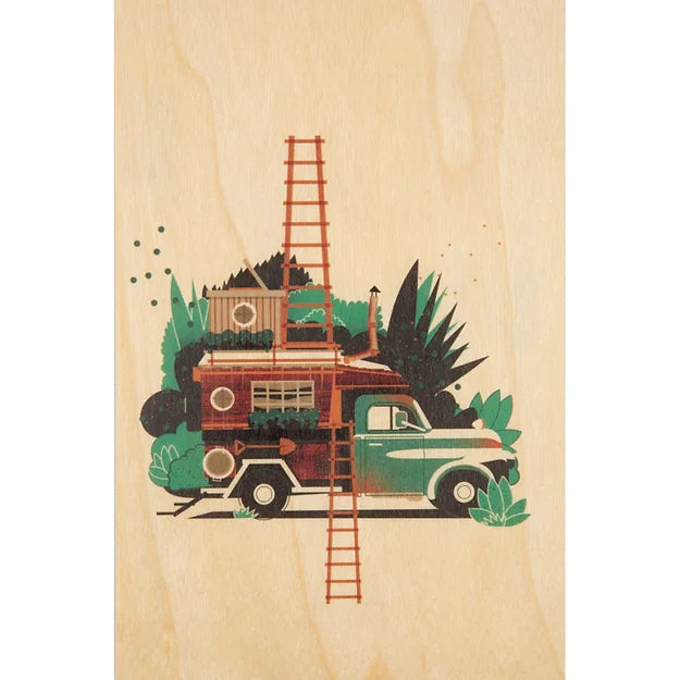 Carte en Bois - Voyage Ladders