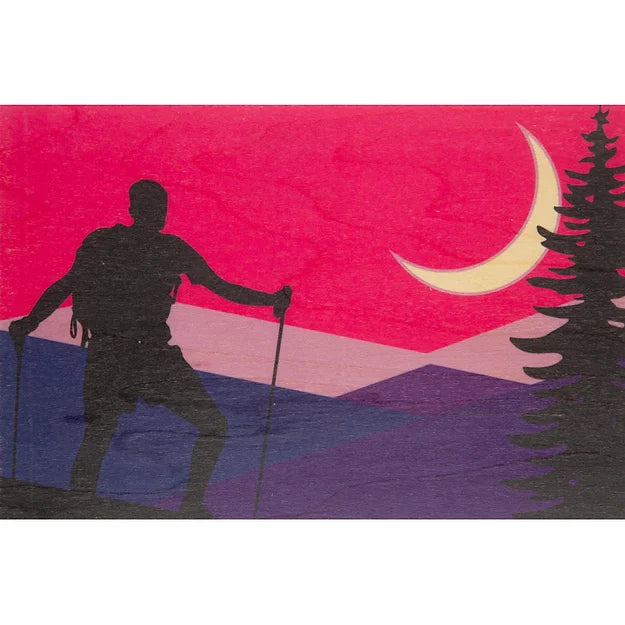 Carte en Bois - Dreams Hiking