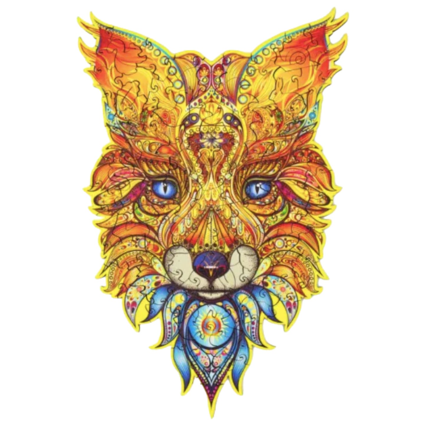 Puzzle en Bois - Le Renard Rusé