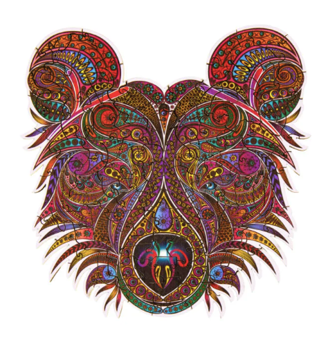 Puzzle en Bois - L’Ours Gourmand