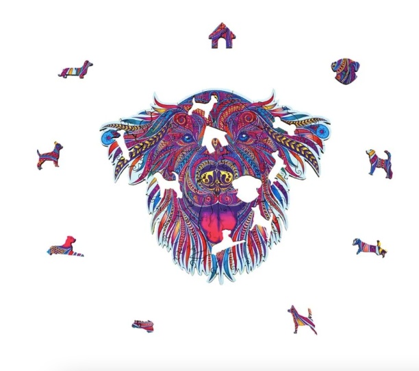 Puzzle en Bois - Le Chien Docile