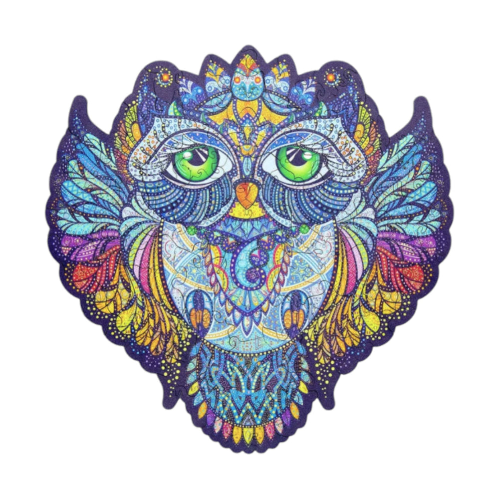 Puzzle en Bois - Hibou Magnifique