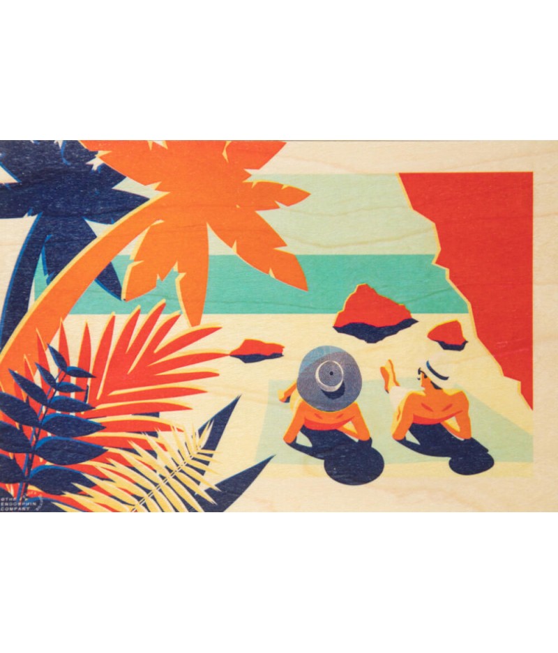 Carte en Bois - Riviera Farniente