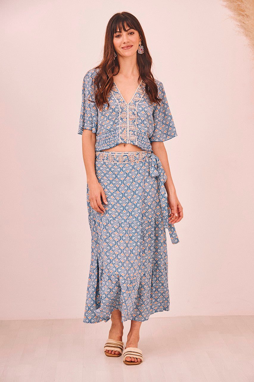 Top - Narella - Bleu