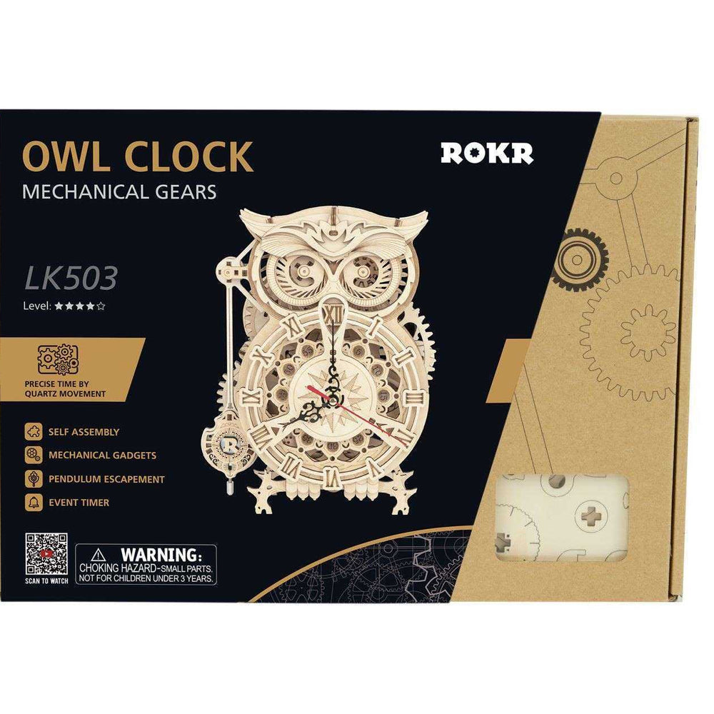 
                  
                    Maquette en Bois - Horloge Hibou
                  
                