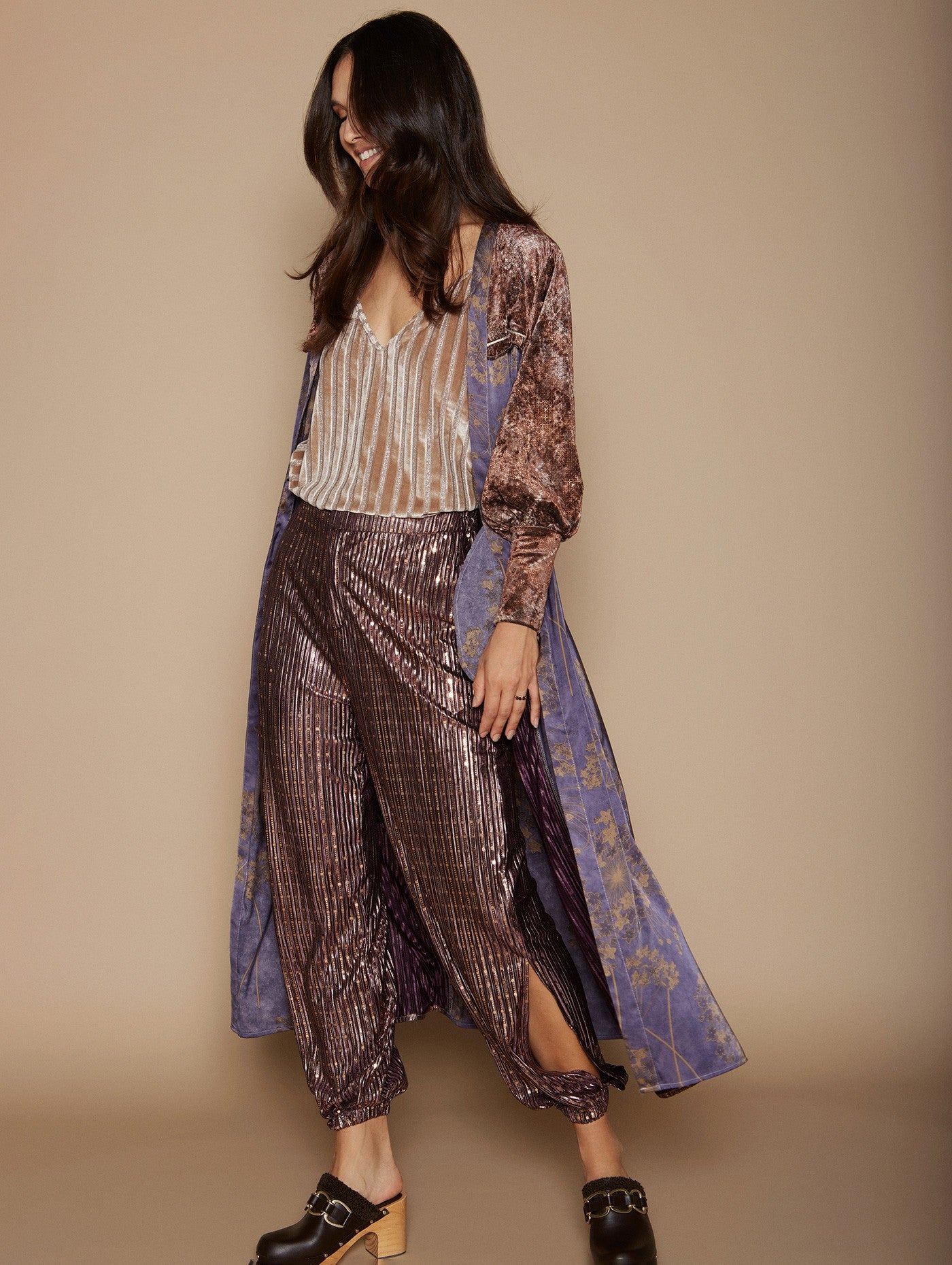 Pantalon Pampelune Mauve