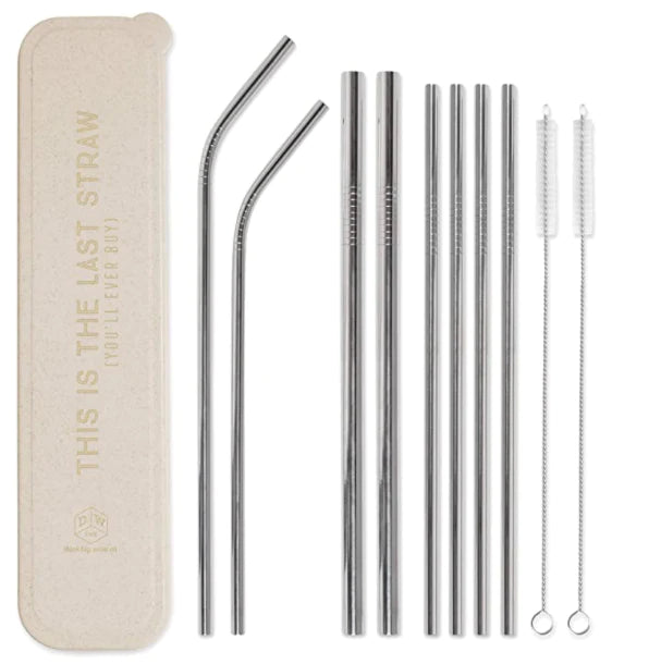 This is the last straw ! Pailles en inox réutilisable