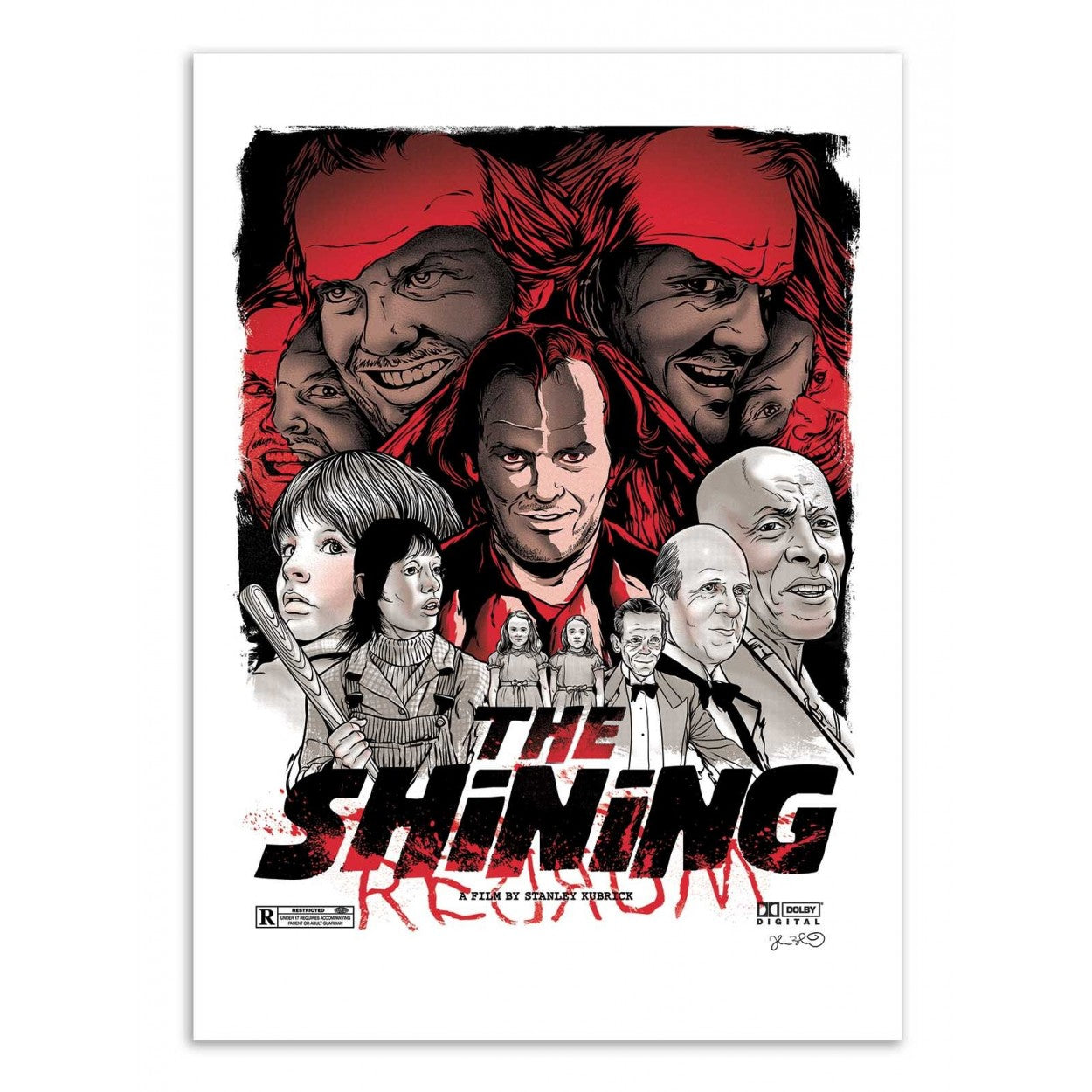 Art-Poster - The Shining - Joshua Budich 30 X 40 cm
