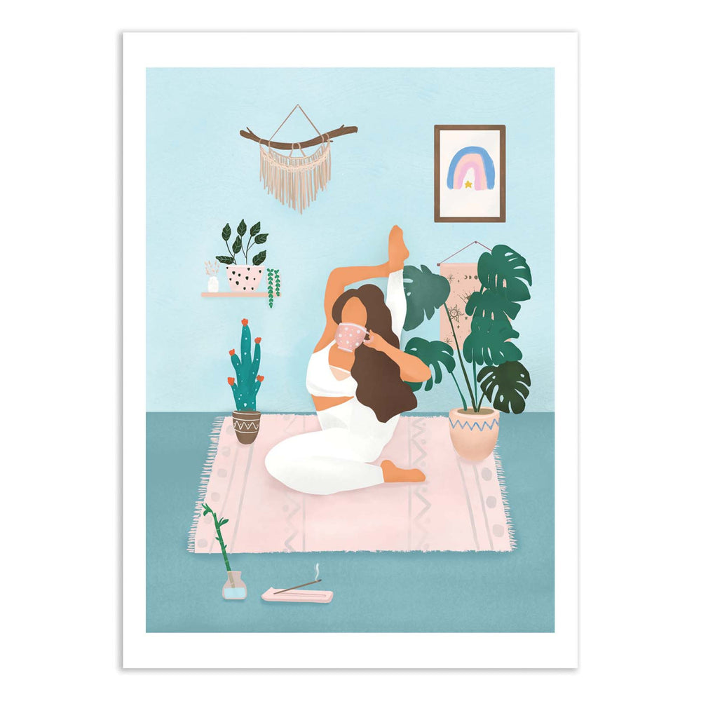 Art-Poster - Yoga Time - 30 x 40 cm