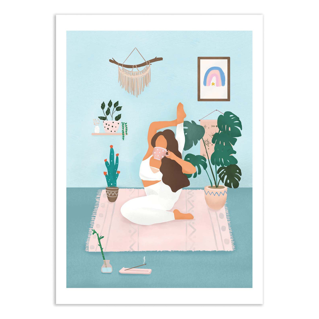 Art-Poster - Yoga Time - 30 x 40 cm