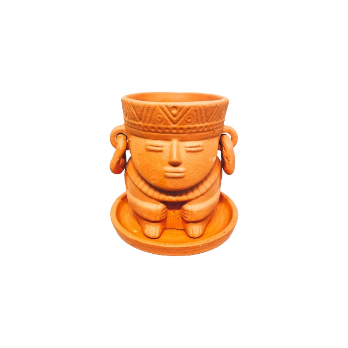Vase Muisca Fait Main en Argile - Petit