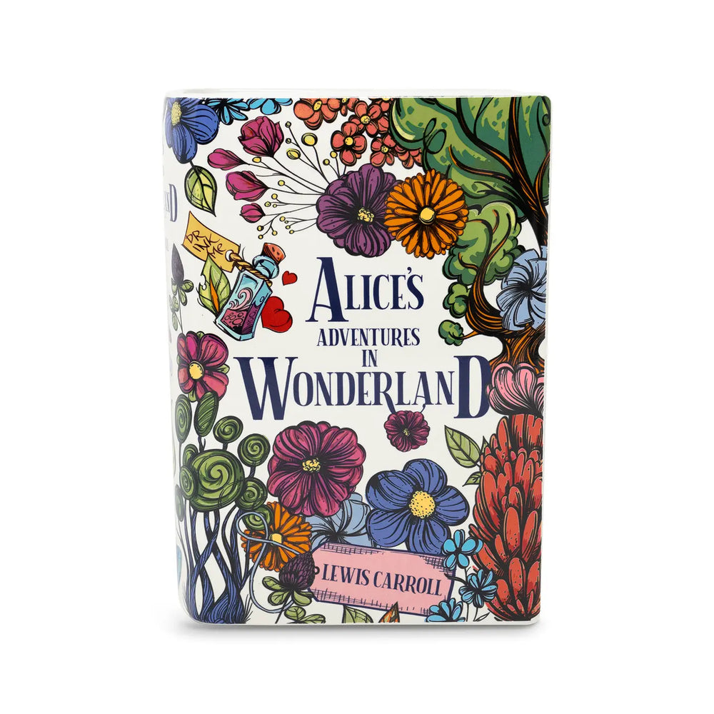 Vase en Forme de Livre - Alice aux Pays des Merveilles