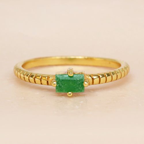Bague Jade verte 4201GB15