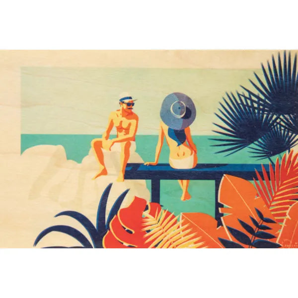 Carte en Bois - RIviera Horizon