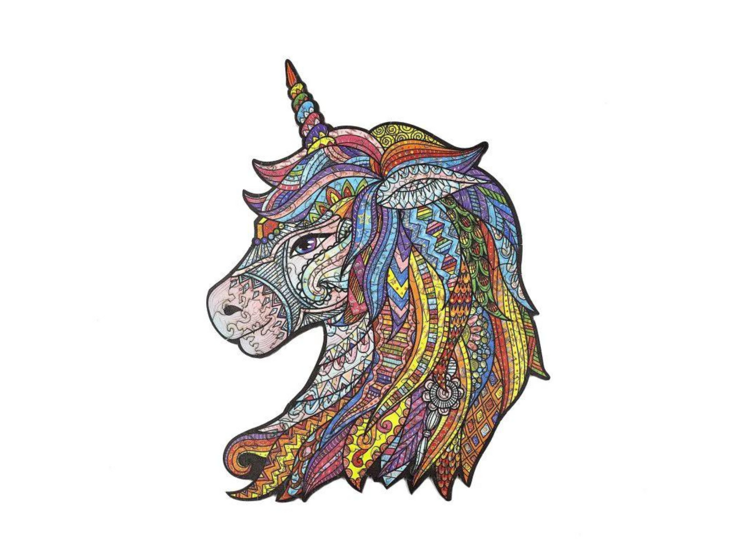 Puzzle en Bois - La Licorne Féérique
