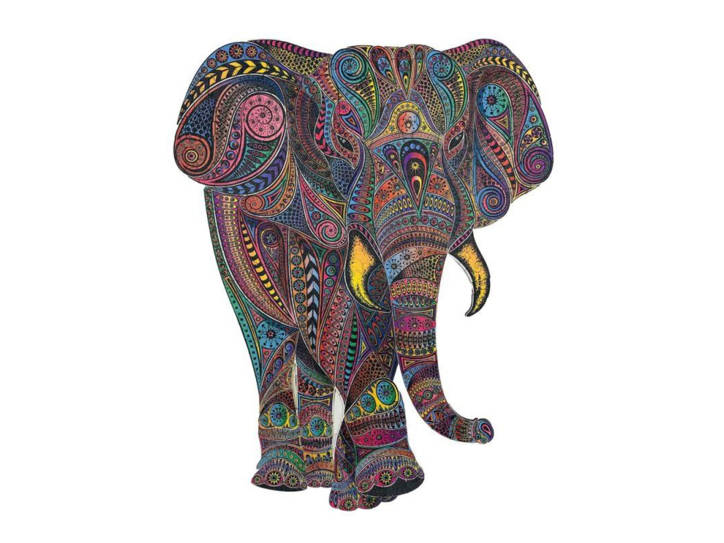 Puzzle en Bois - Éléphant Impérial