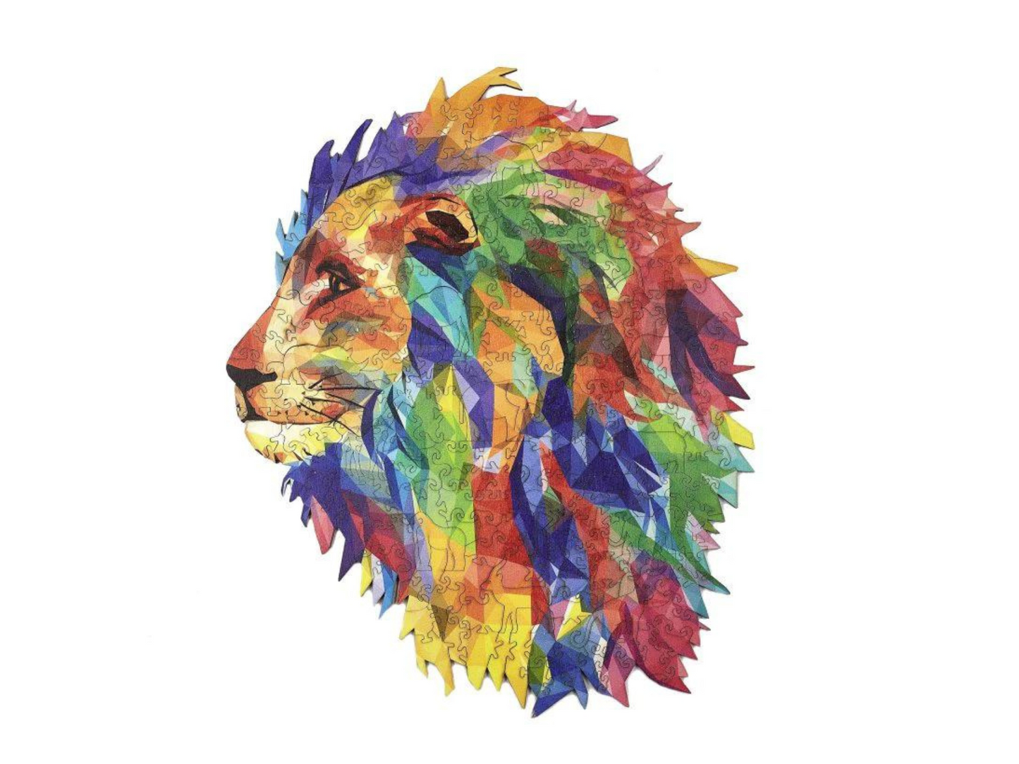 Puzzle en Bois - Le Lion Mozaïk